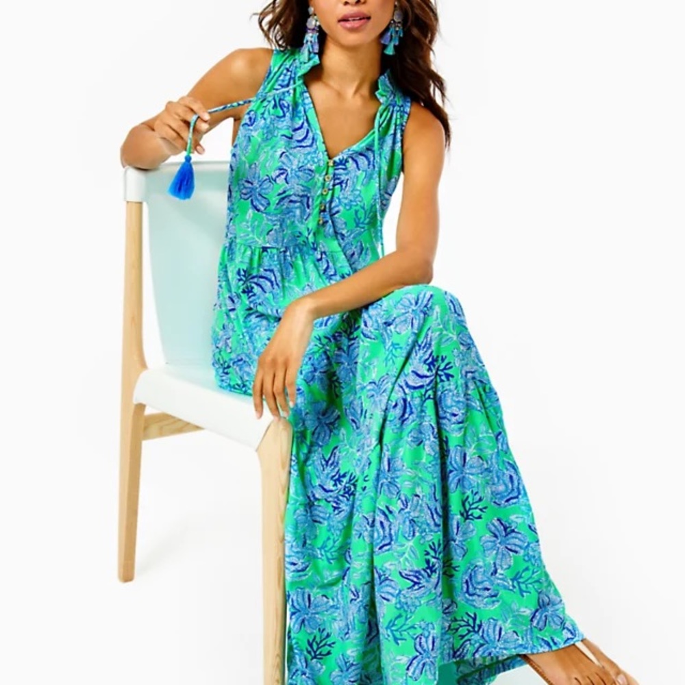 Lilly Pulitzer Size L Malone Maxi